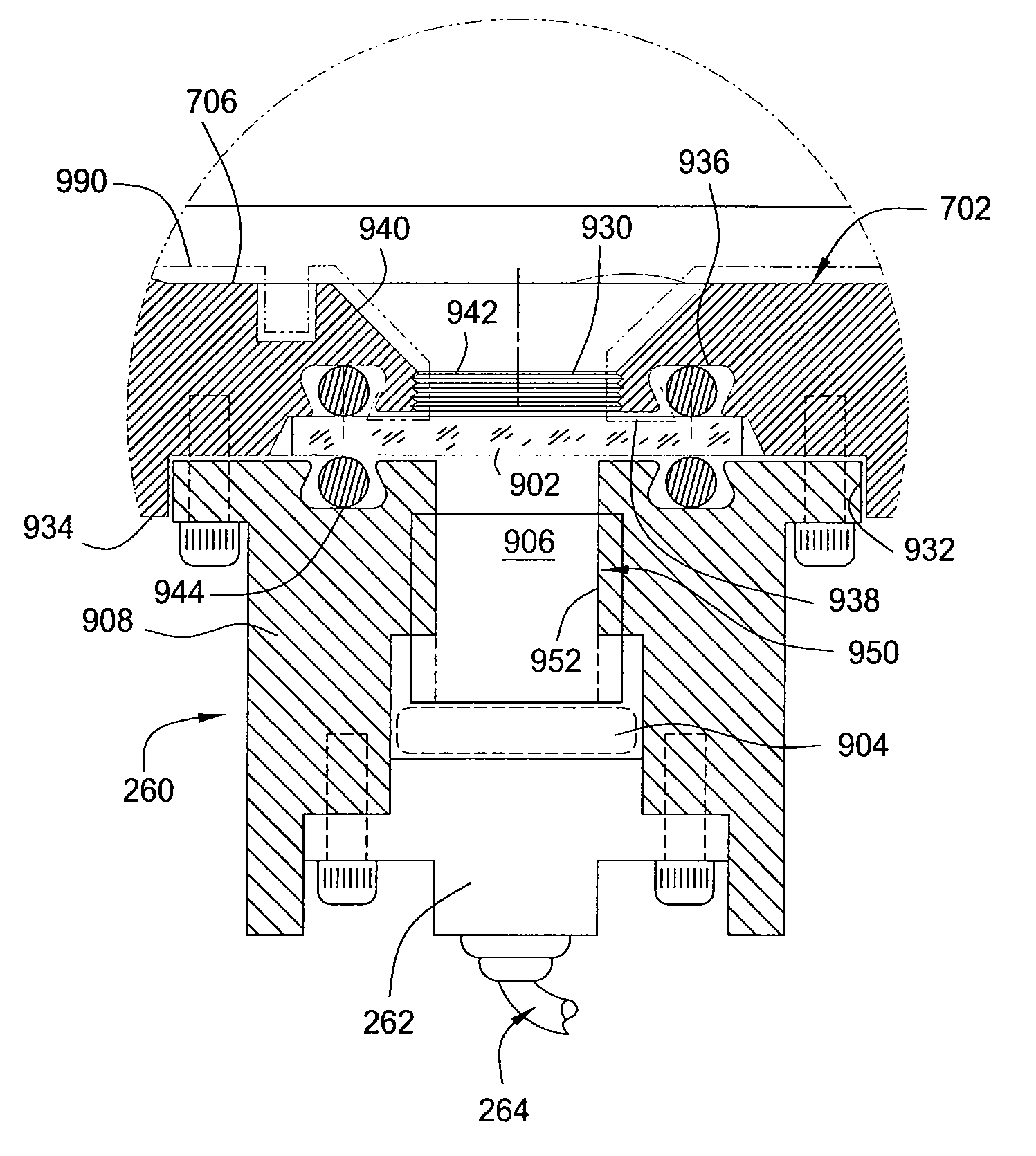 Apparatus for efficient removal of halogen residues from etched substrates