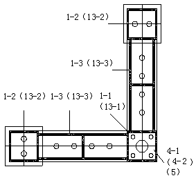 Connection structure suitable for steel structure module buildings