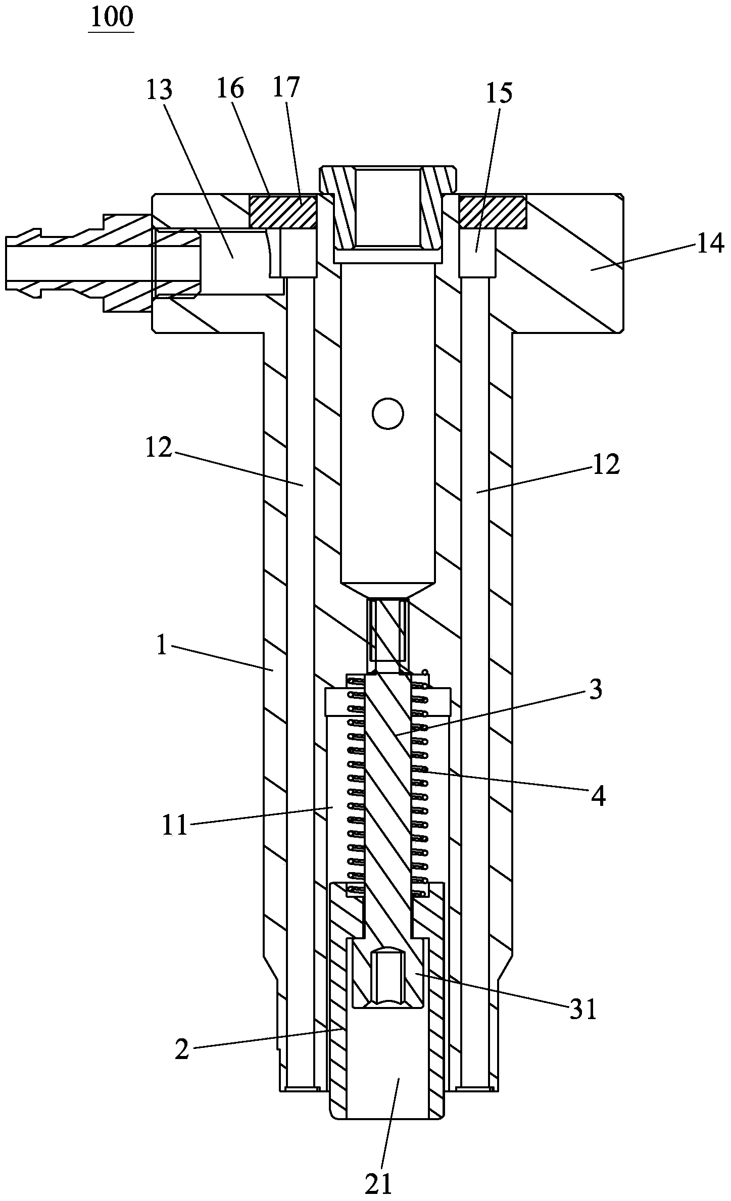 Vacuum adsorption head and adsorption device with same