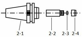 An online error measurement system and method for laser dot-matrix CNC machine tools