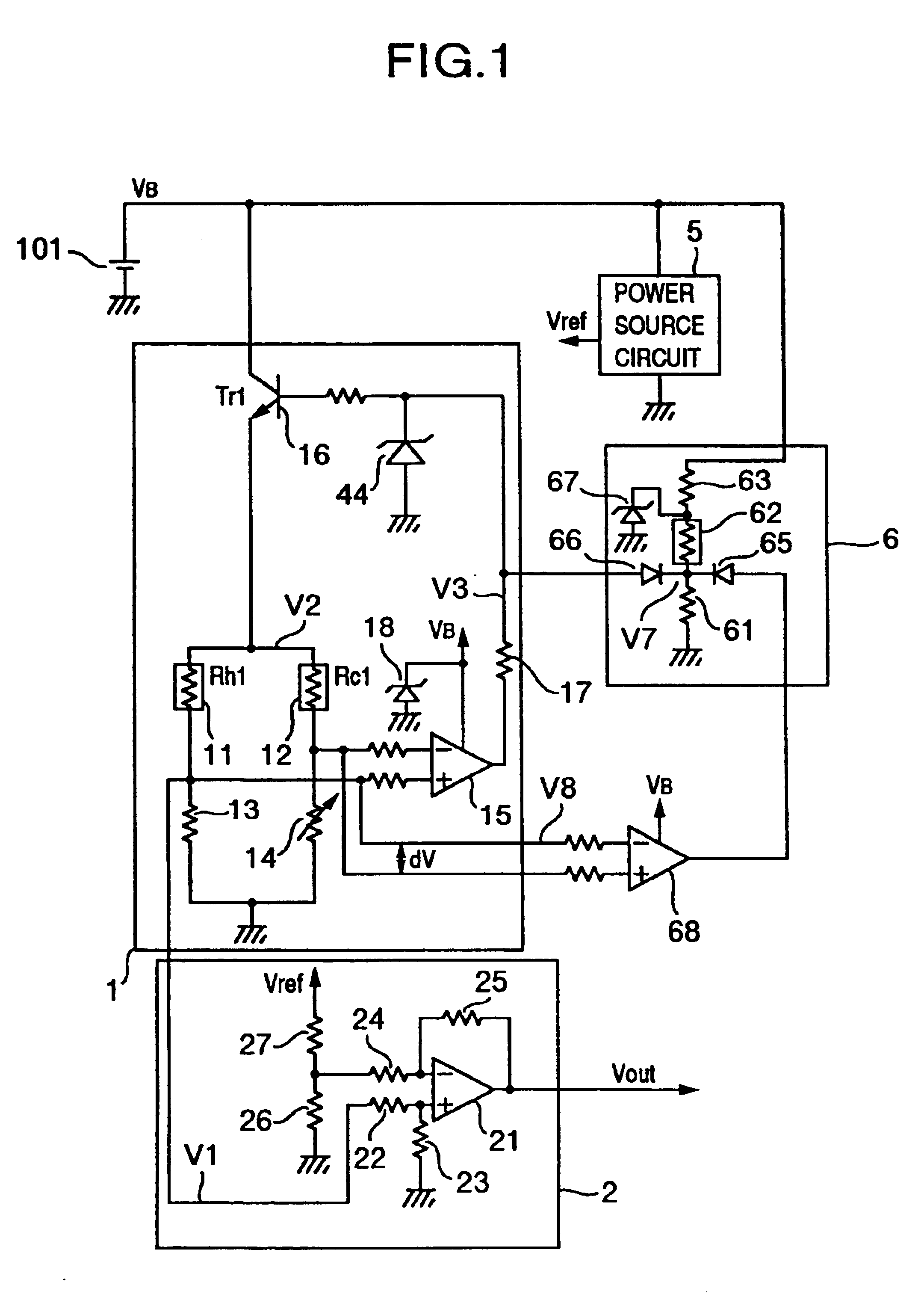 Hot-wire type air flow meter for internal combustion engine
