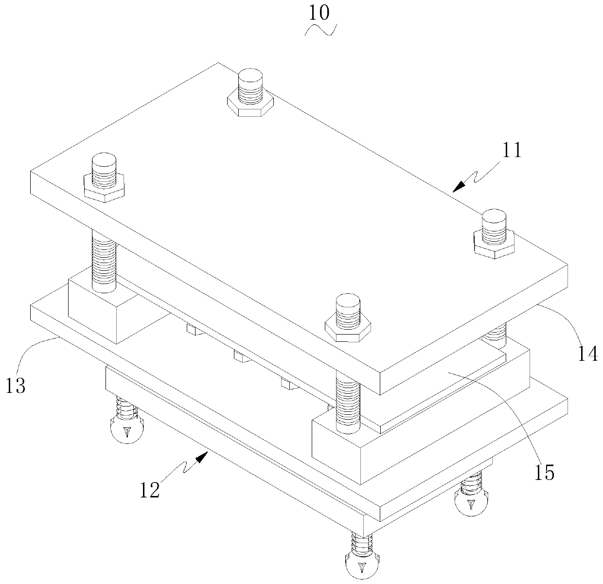 Connecting position bearing device for municipal pipeline