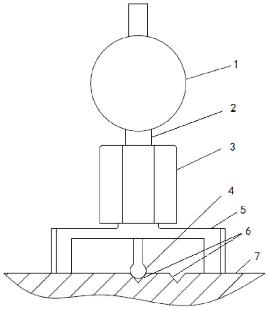 Reactor pressure vessel main sealing surface measuring device