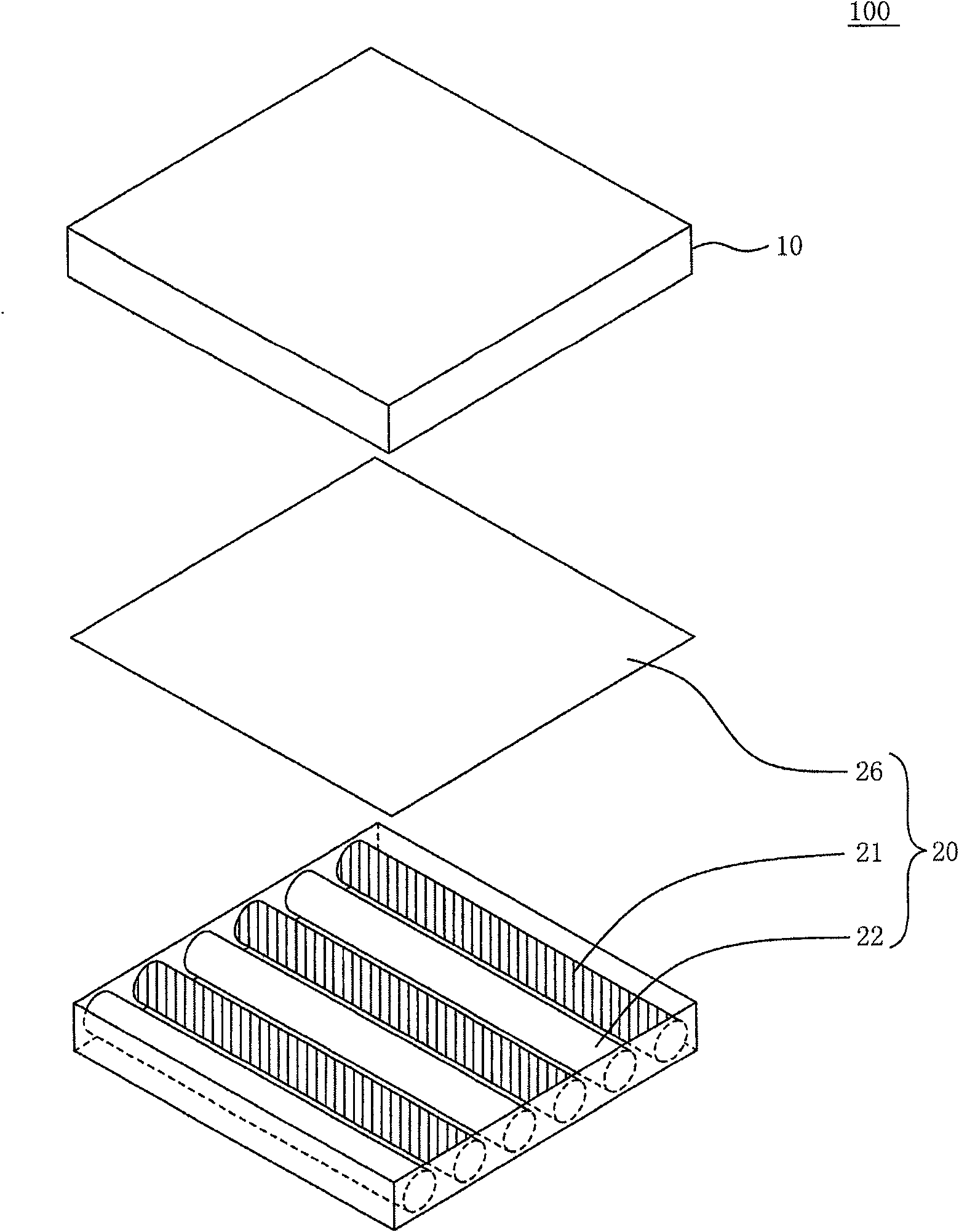 LCD device and driving method of its backlight module