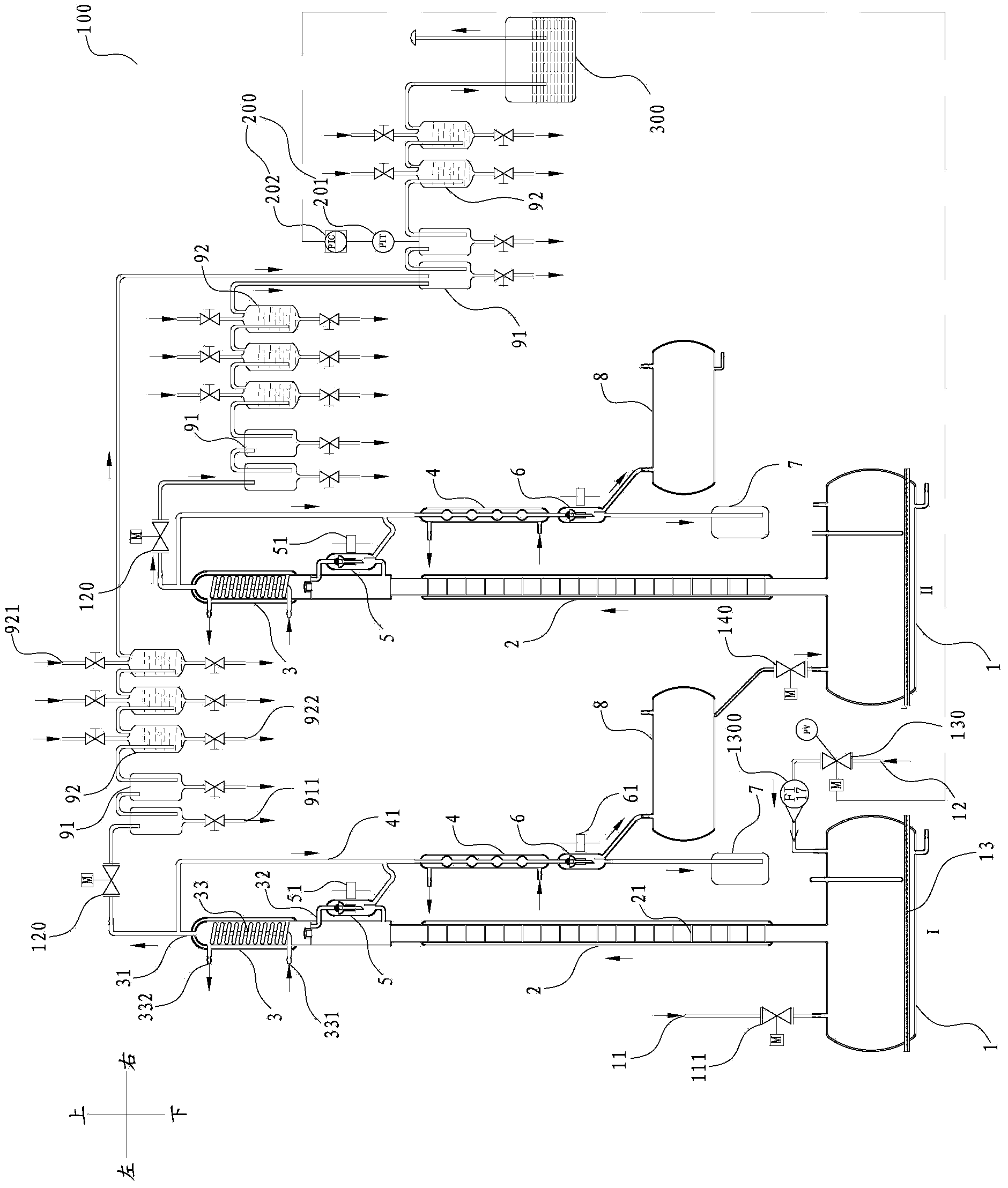 Production system of germanium tetrachloride for optical fiber