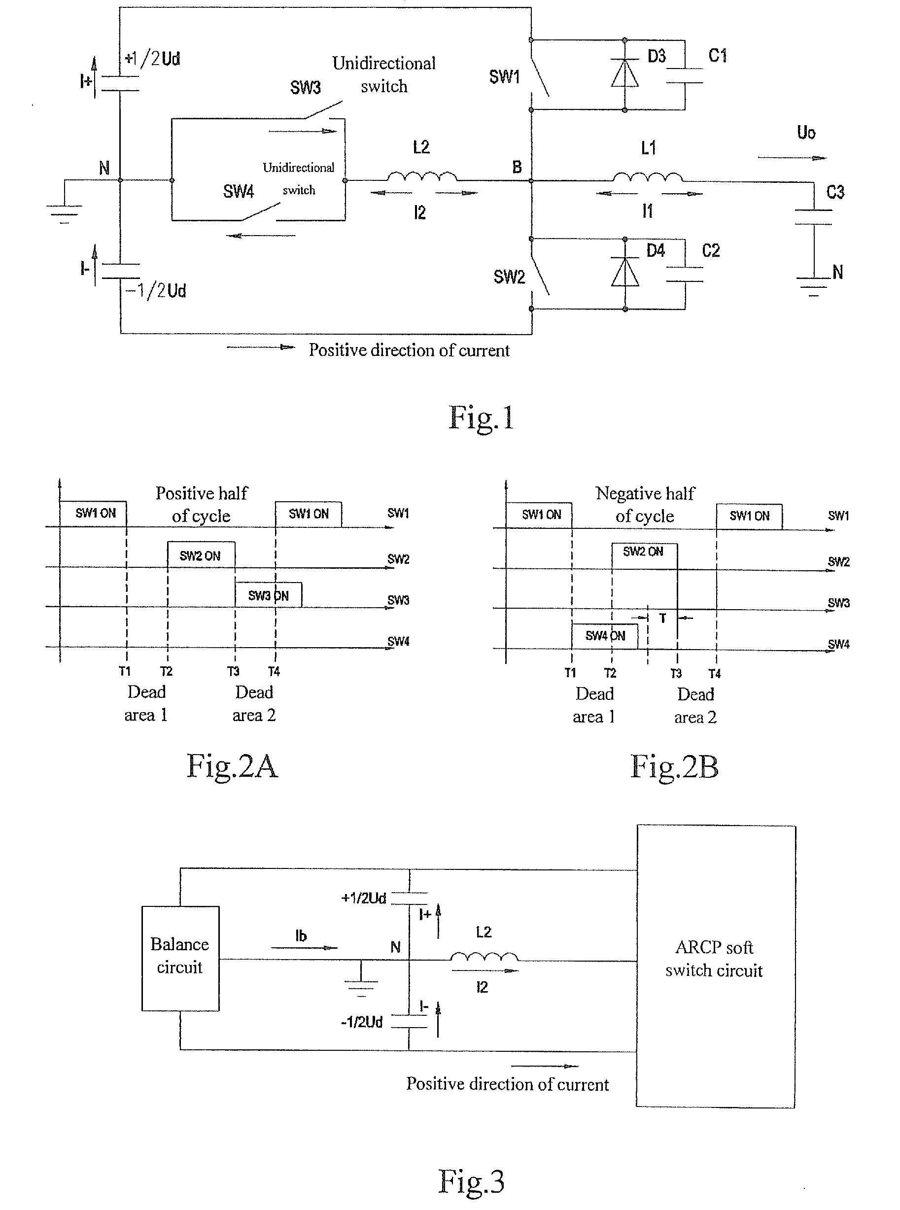 Control method for soft switch circuit in switch power source