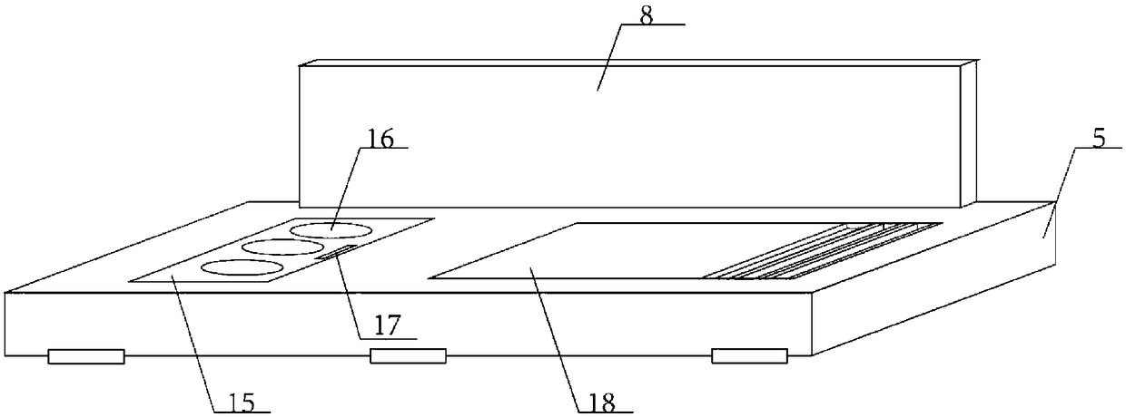 Dormitory simple foldable table