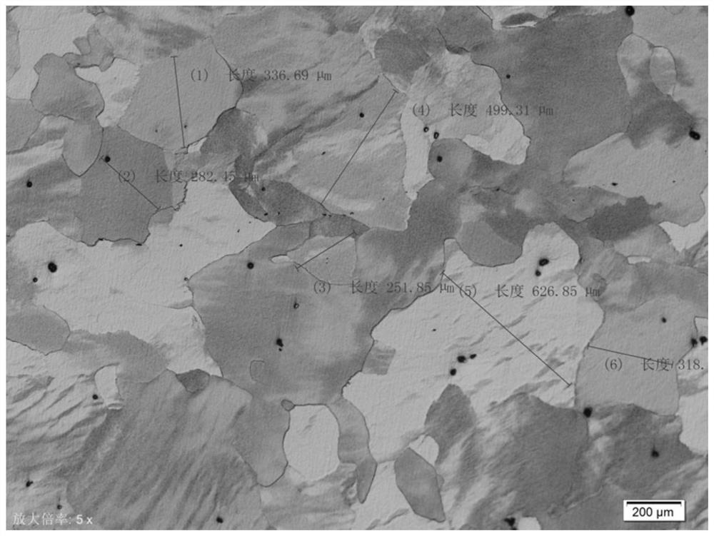 Preparation method of high-purity aluminum metallographic specimen