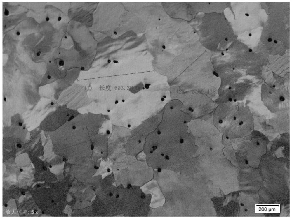 Preparation method of high-purity aluminum metallographic specimen