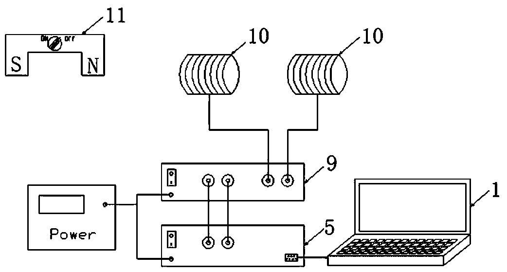 Device and method for detecting parallel drag steel wire slings