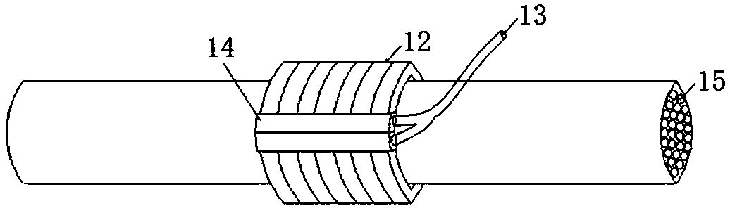 Device and method for detecting parallel drag steel wire slings
