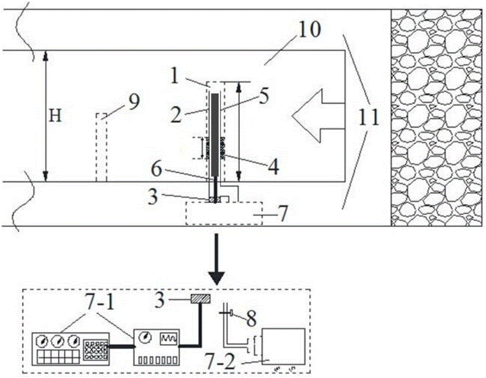 Ultrasonic cavitation and hydrofracture combined stimulation coalbed methane extraction method