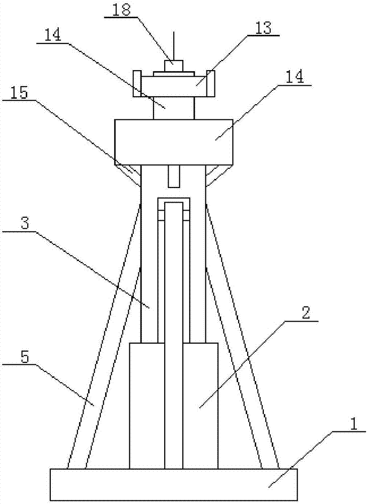 Anti-wind type communication iron tower