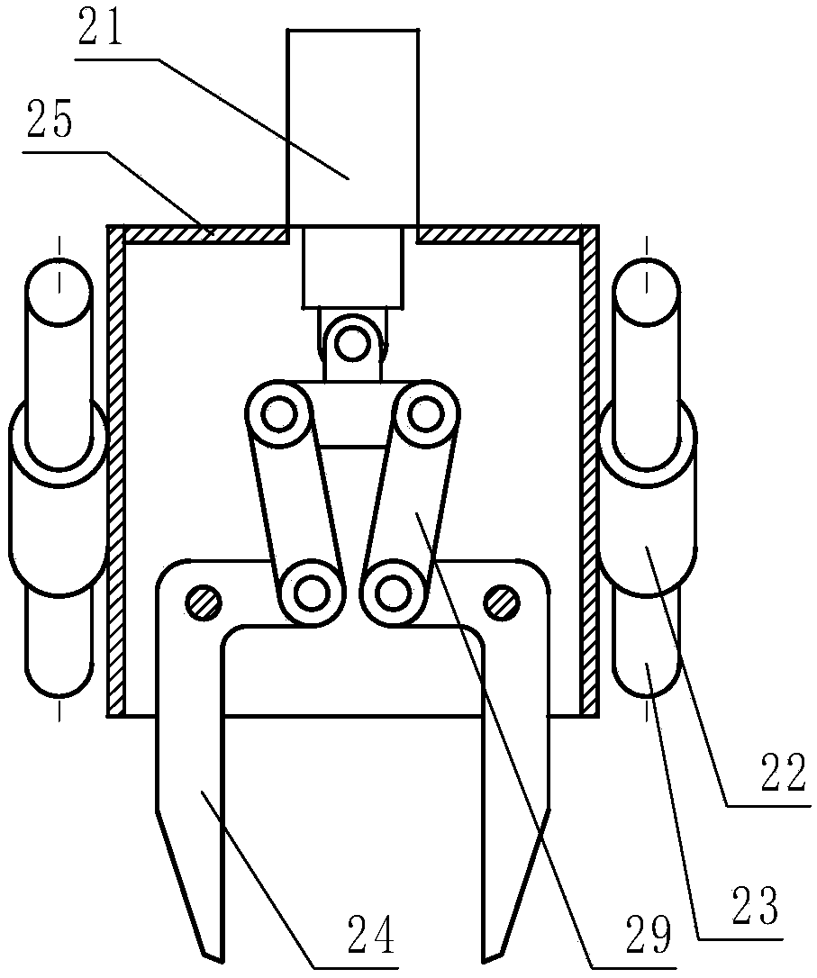 Drip irrigation belt pick-up mechanism and the automatic drip irrigation belt recovery machine constituted by it