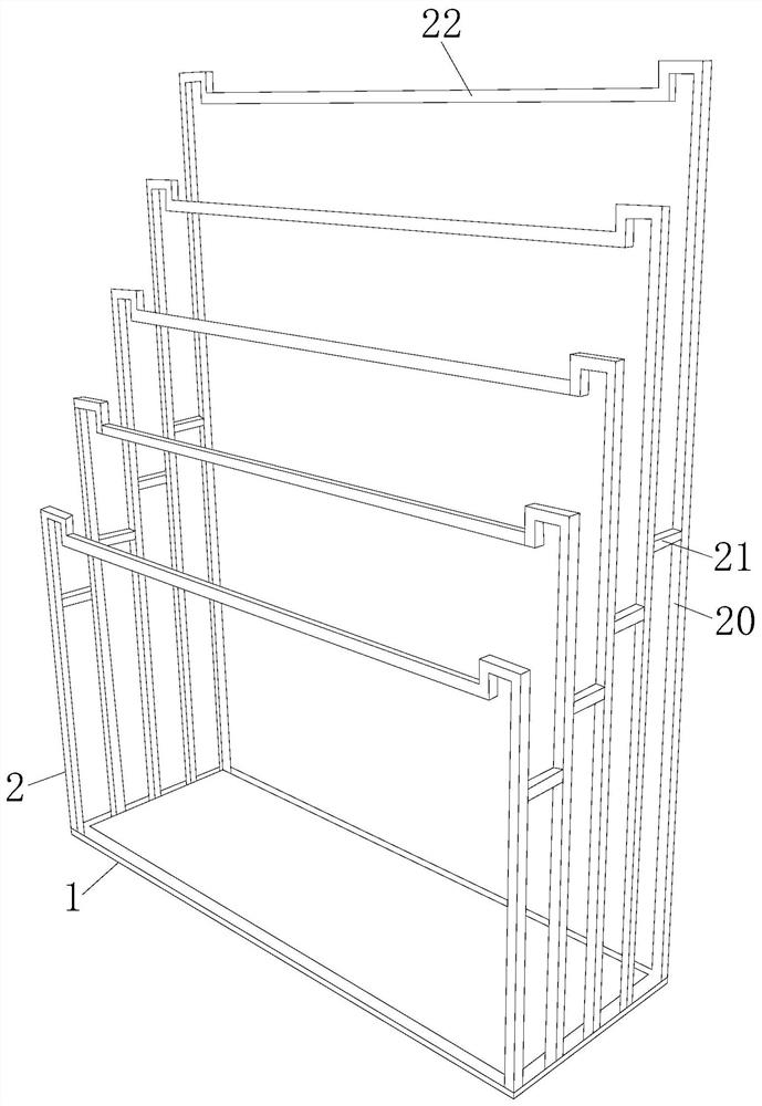 A retail display device that realizes cloth laying based on cloth conveying