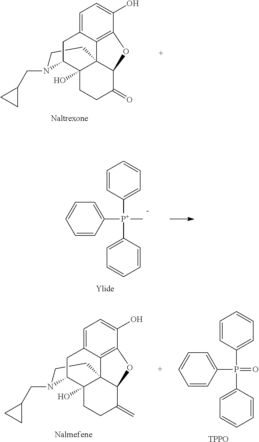 Preparation of nalmefene hydrochloride from naltrexone