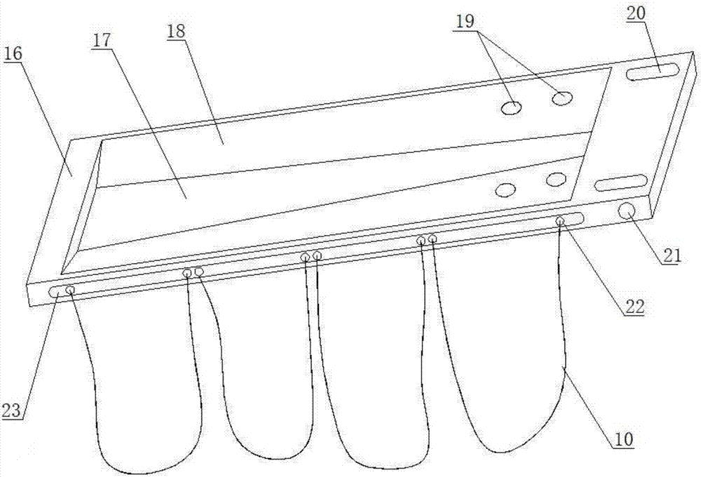 Automatic grading device and application thereof for apple picking