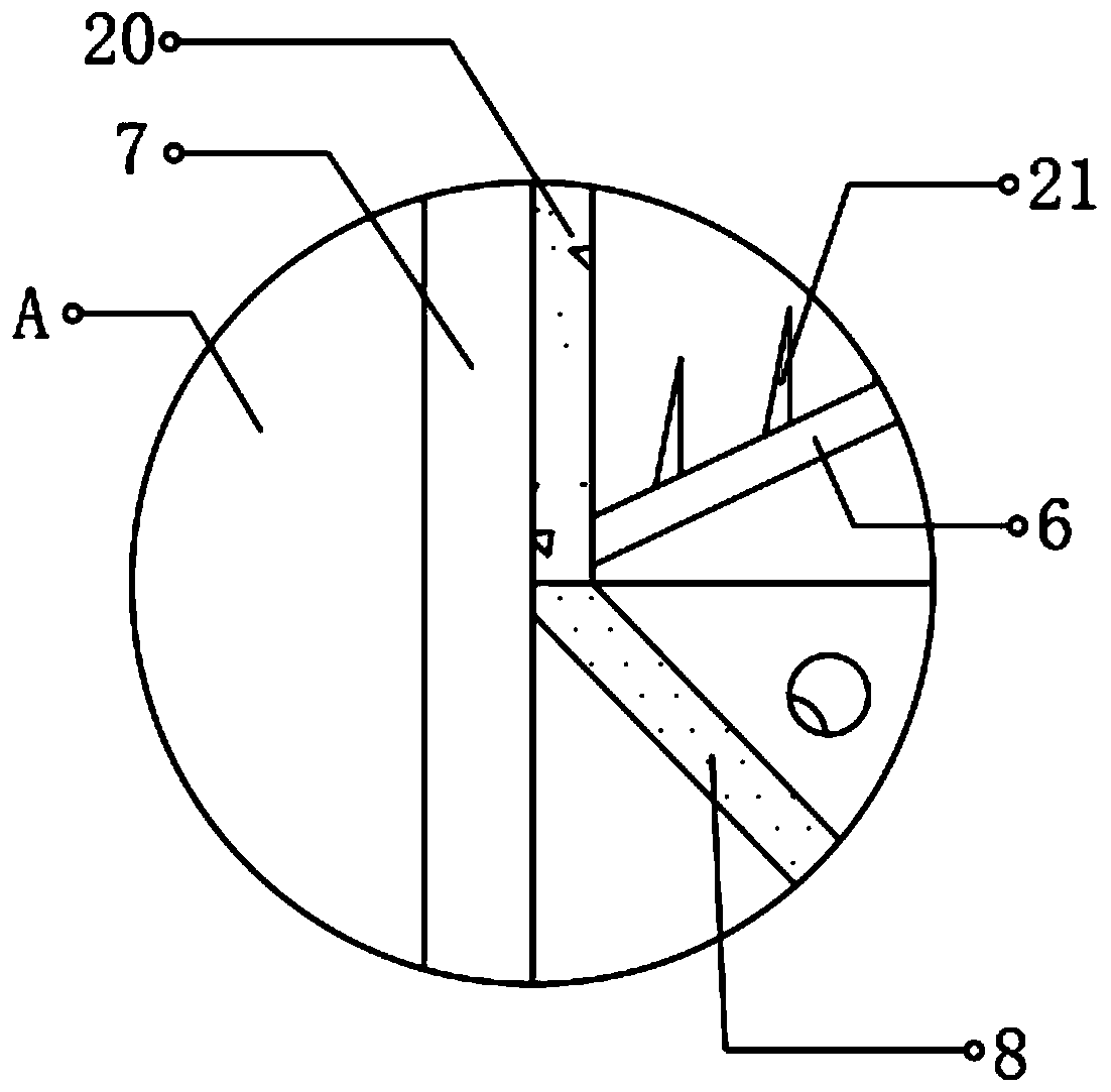 Chemical raw material sifting device for cosmetic production