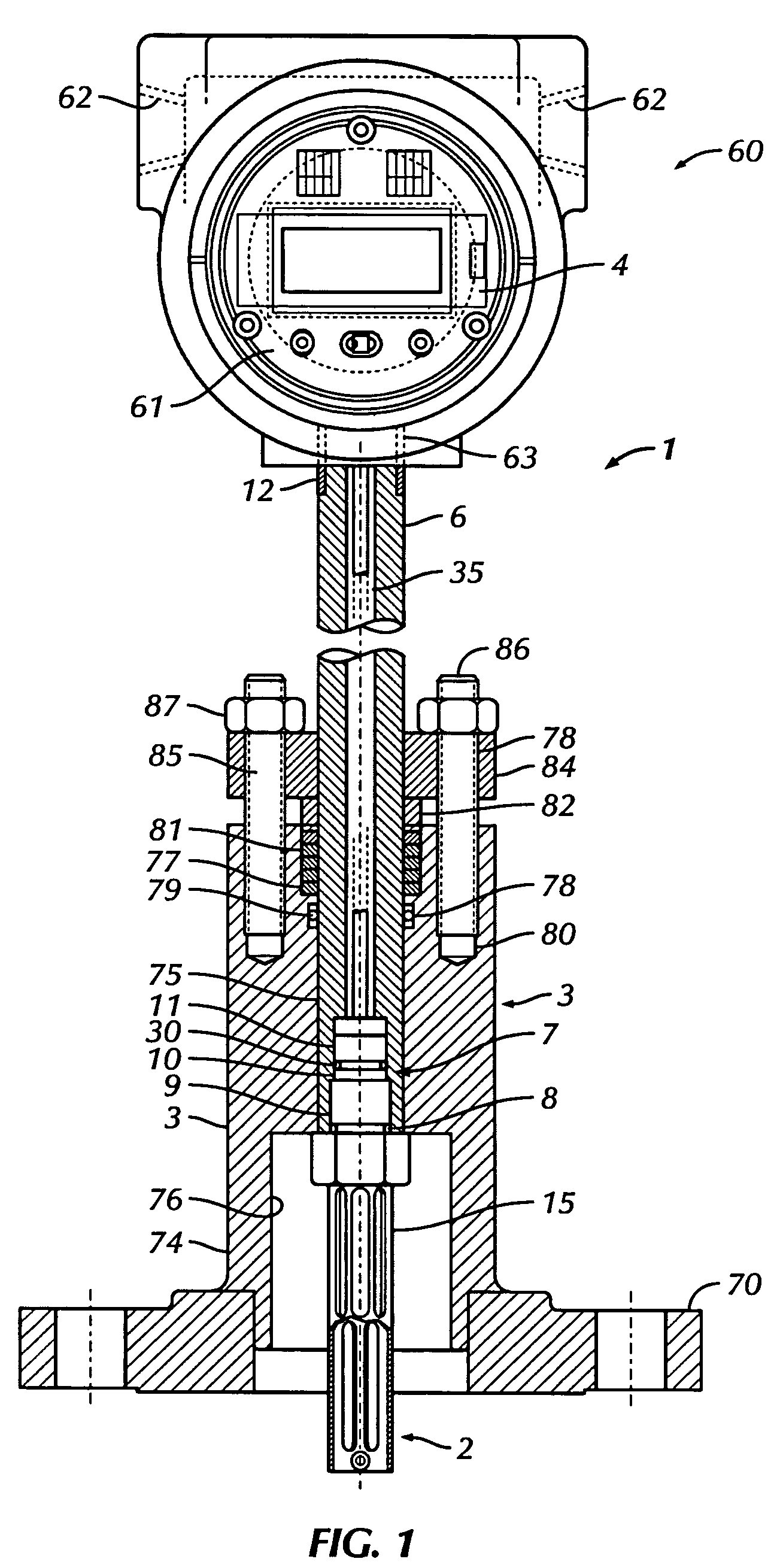 Device for determining the composition of a fluid mixture