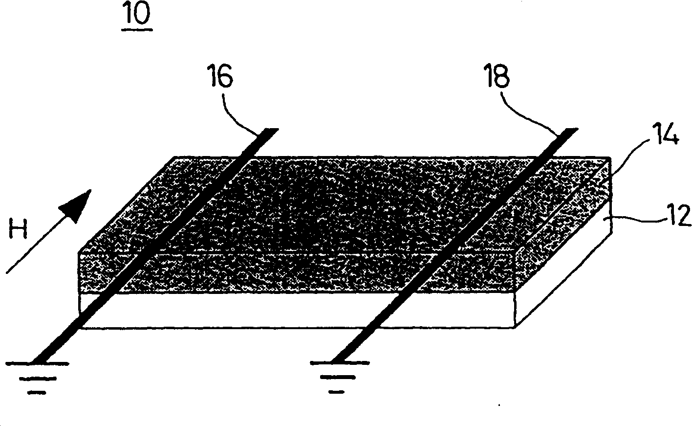 Magnetostatic wave element and its manufacturing method