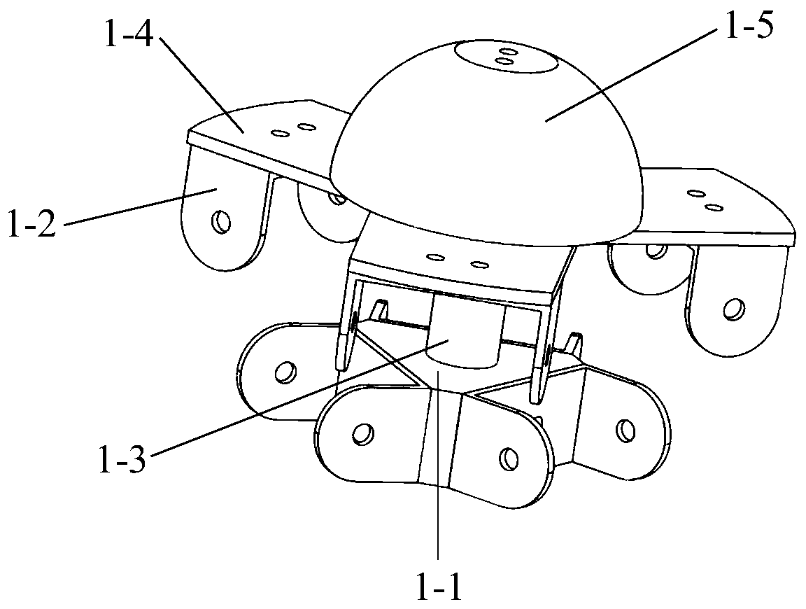 Combined tetrahedral movable robot