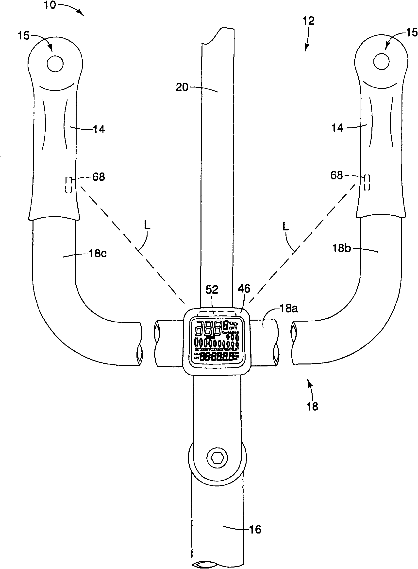 Wireless bicycle communication device