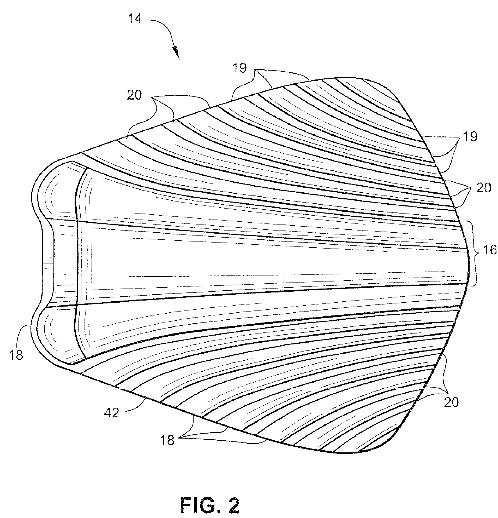 Traction pad for personal water board