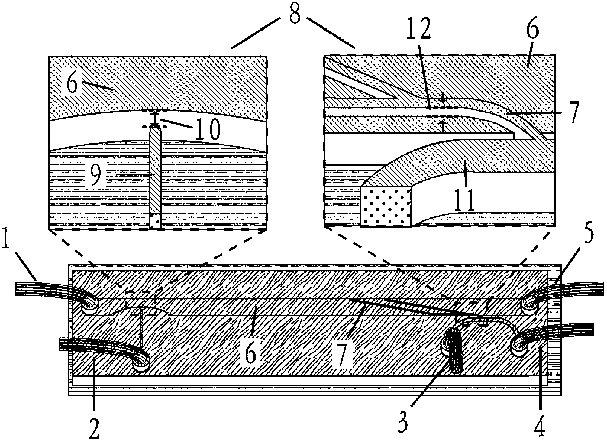 Micro-fluidic chip for droplet extraction