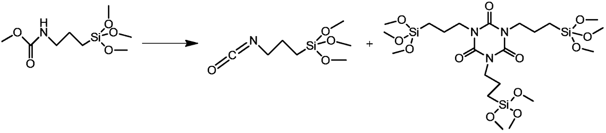 Method for preparing 3-isocyanatopropyltrimethoxysilane