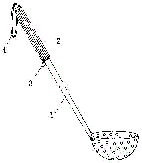 Sliding-preventing noodle-straining colander