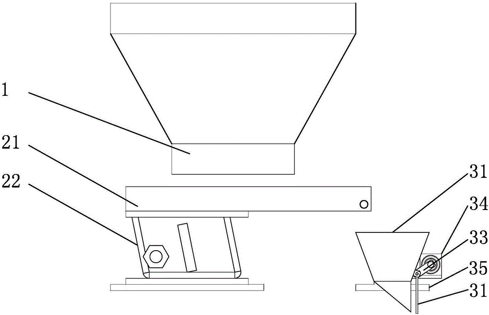 Portioning and transporting device for automatically vending foods and materials