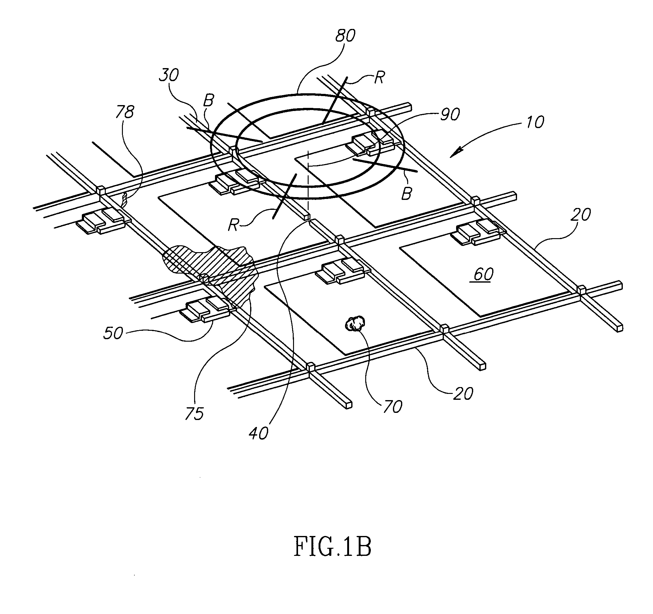 System and method for inspecting patterned devices having microscopic conductors