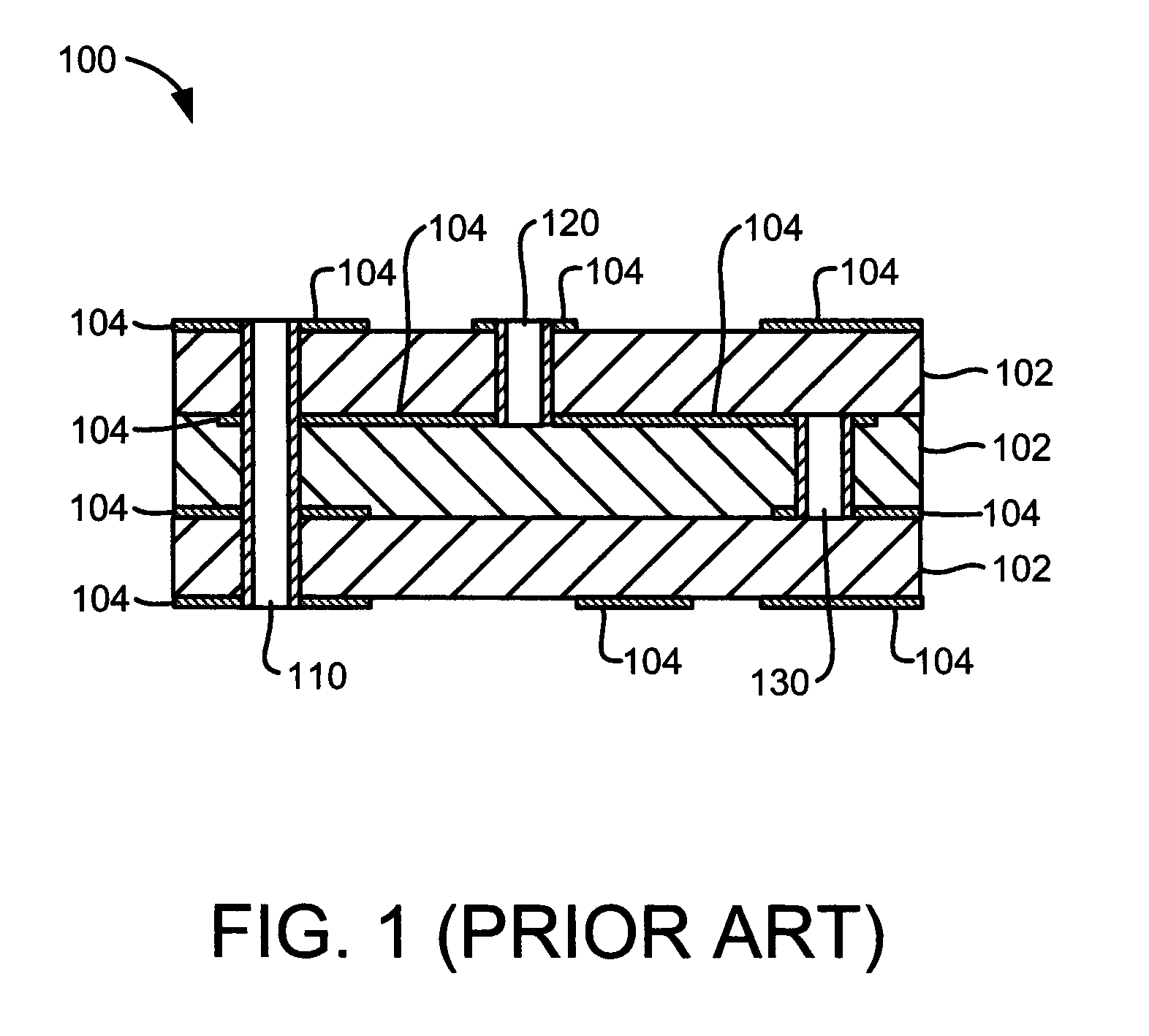 Method of forming a substrate having a plurality of insulator layers