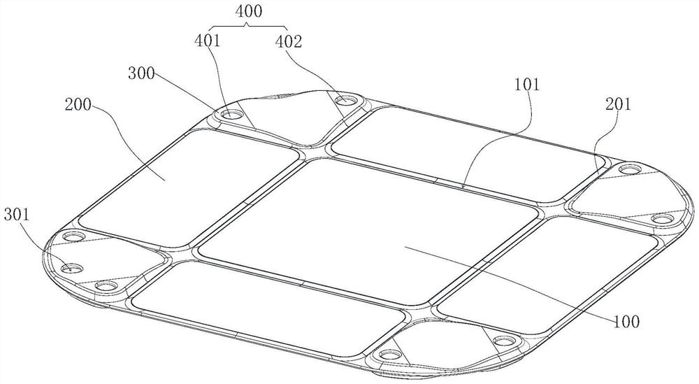 Folding box structure