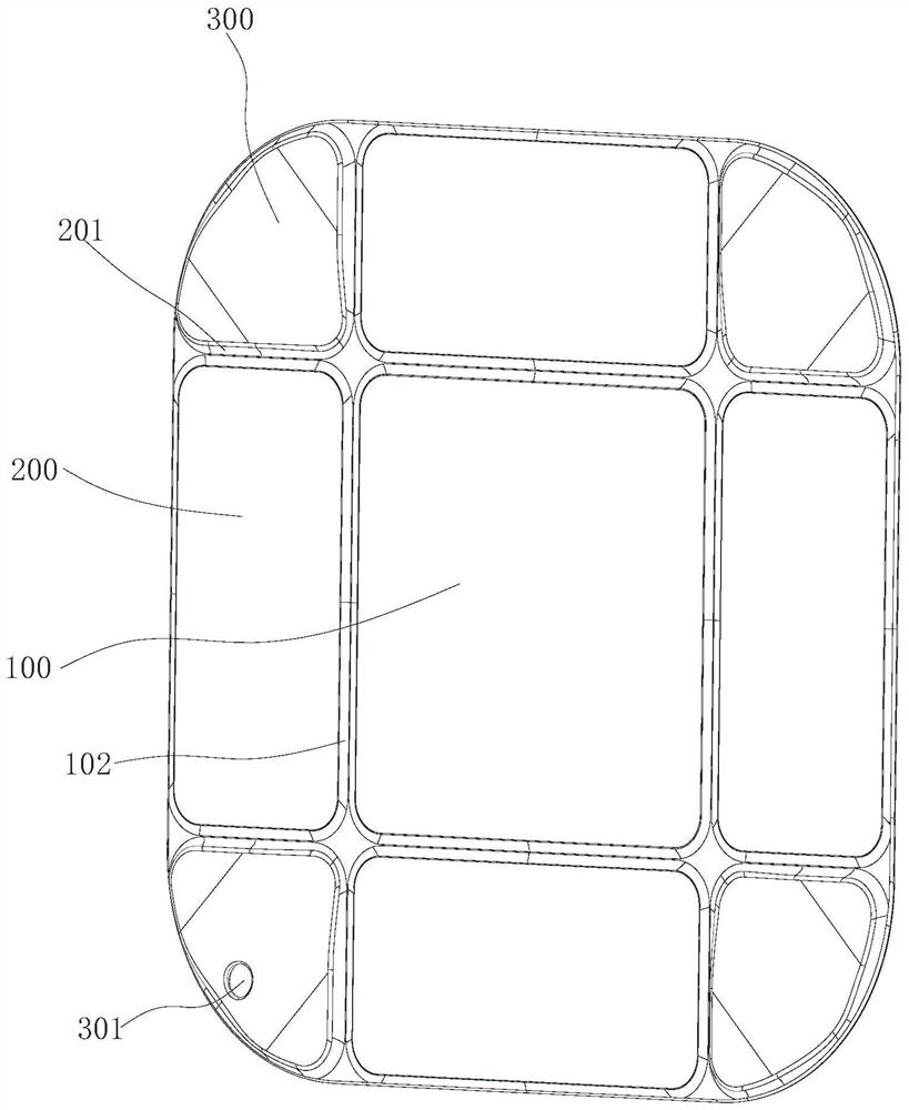 Folding box structure