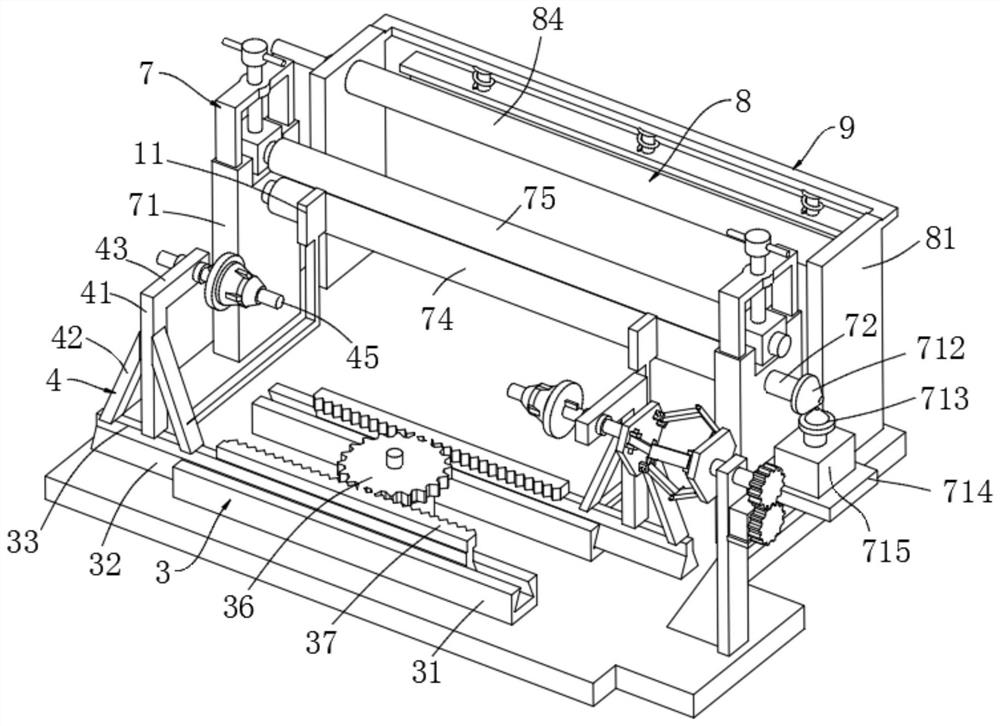 Cold-rolled strip steel winding mechanism and winding method