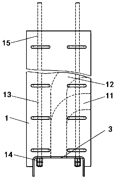 PC wallboard mounting structure and construction method thereof