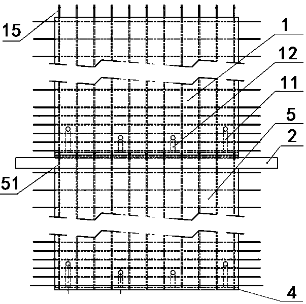 PC wallboard mounting structure and construction method thereof