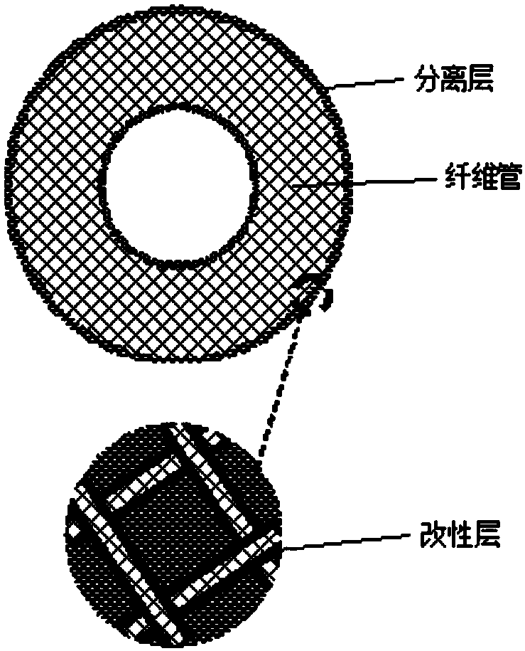 Reinforced hollow fiber membrane, preparation method and applications thereof