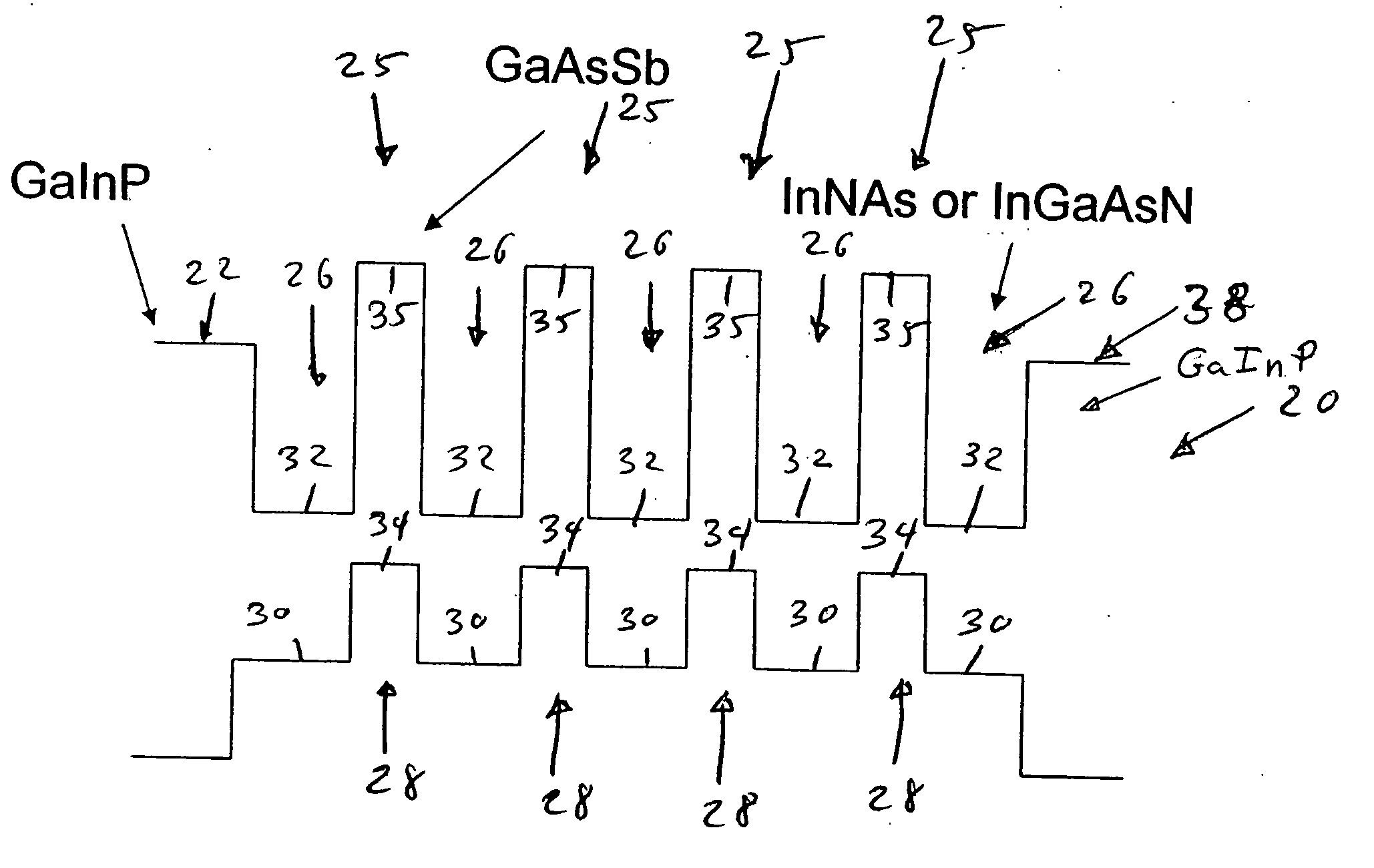 Type II quantum well mid-infrared optoelectronic devices