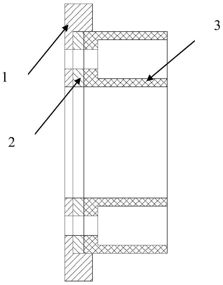 An Axial Clearance Adjustment Structure at the High Temperature End of a Hall Thruster