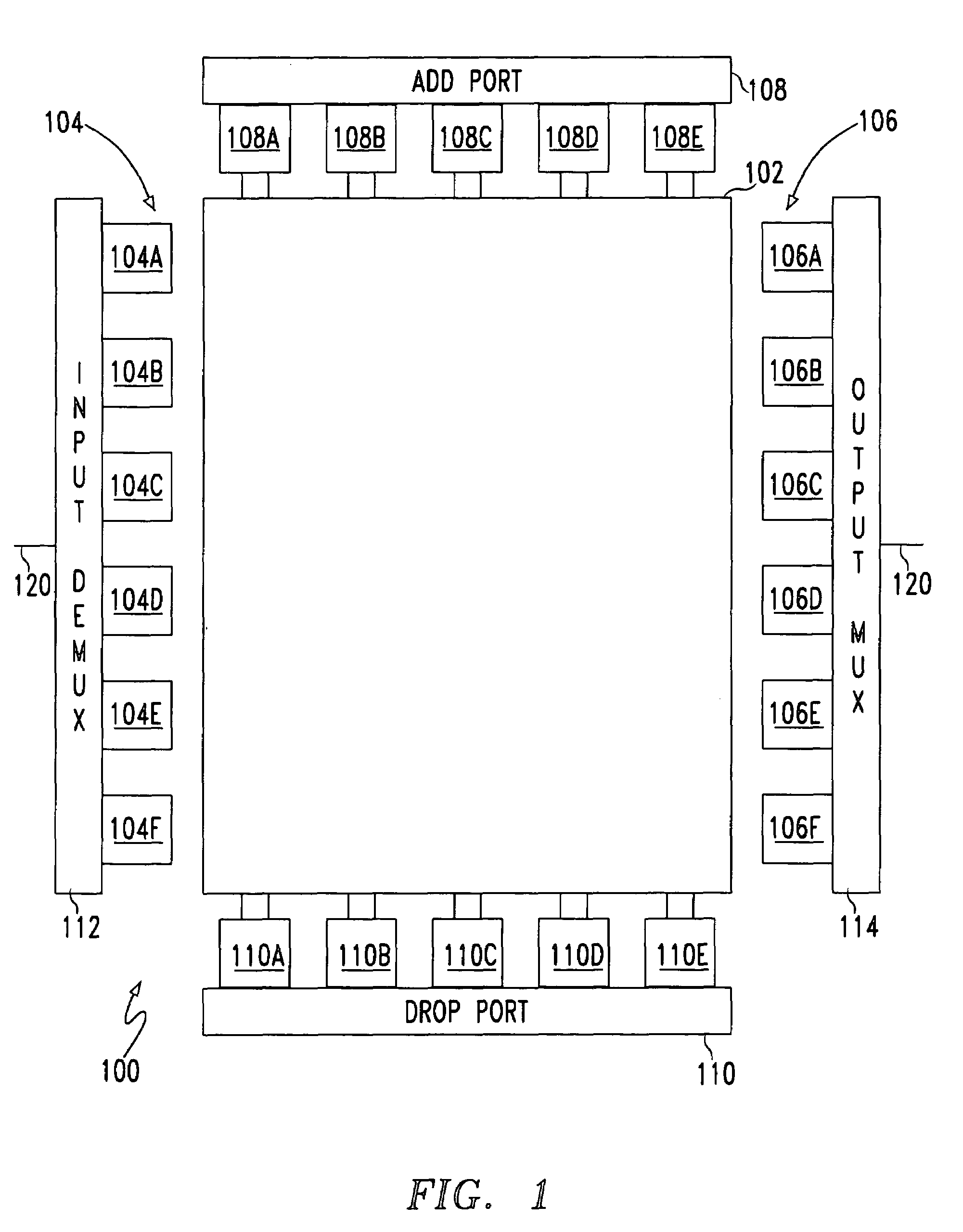 System and method of wavelength add/drop multiplexing having client configurability