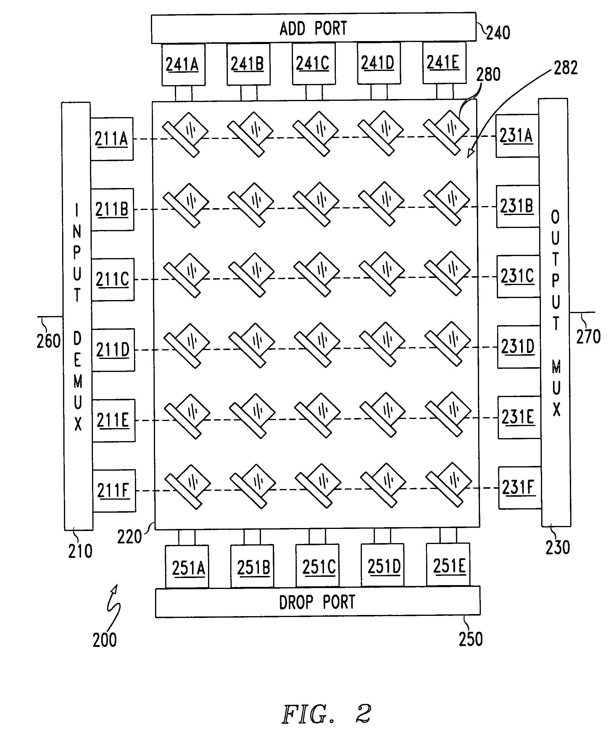 System and method of wavelength add/drop multiplexing having client configurability