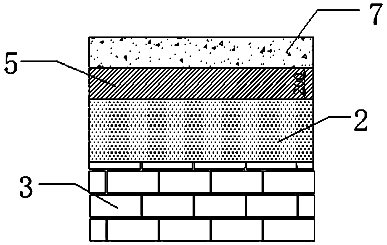 Passive ultralow-energy-consumption building masonry wall and concrete junction plugging construction method