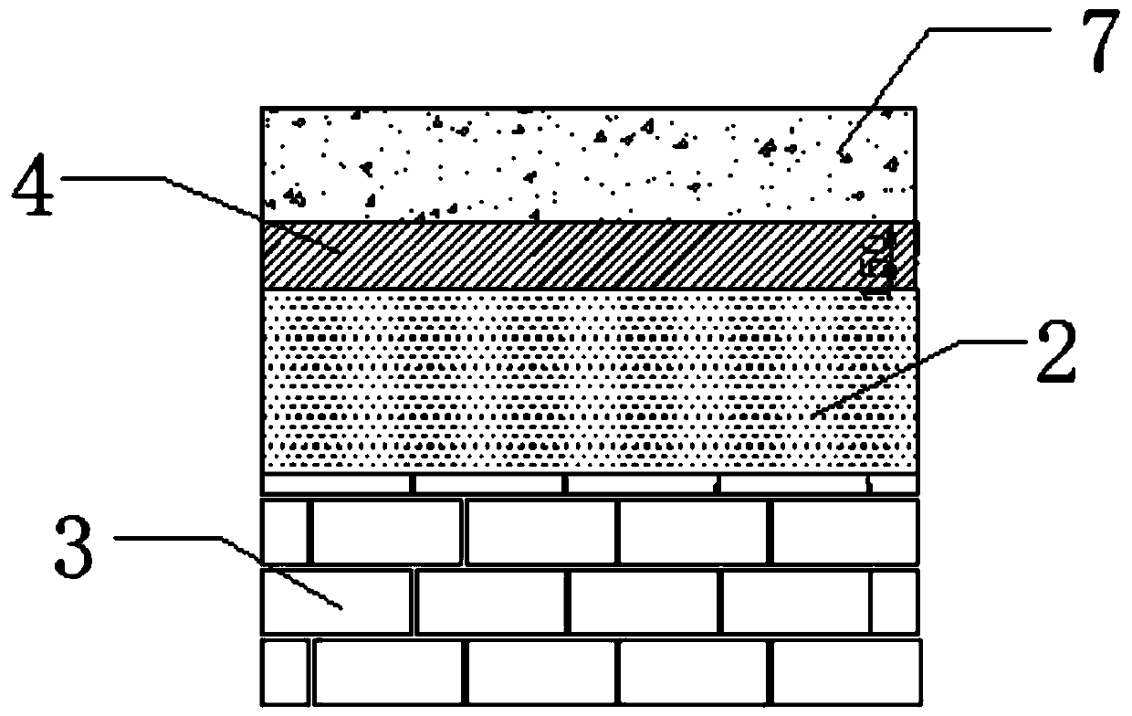 Passive ultralow-energy-consumption building masonry wall and concrete junction plugging construction method