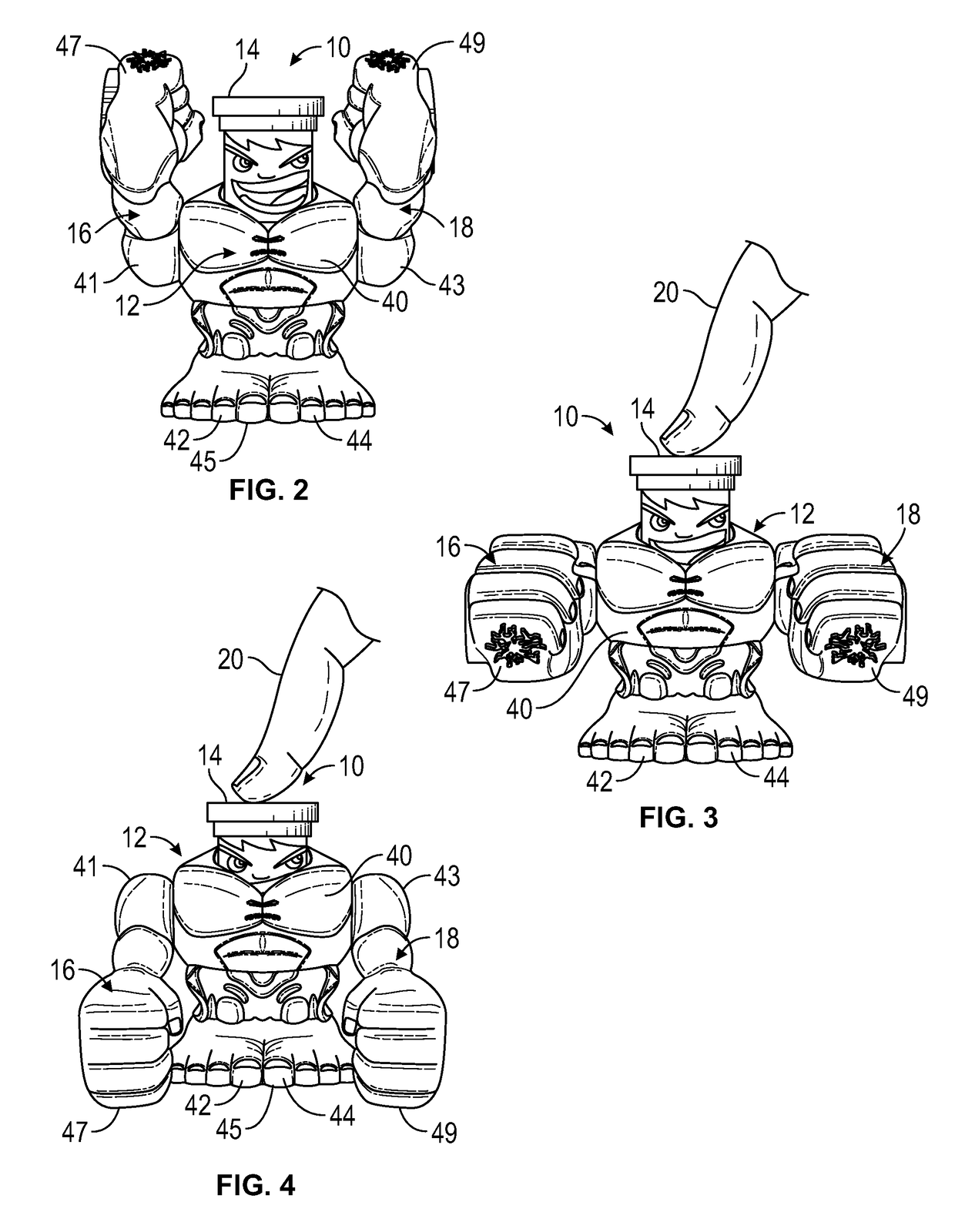 Play apparatus and methods featuring modeling compound can actuating toy items