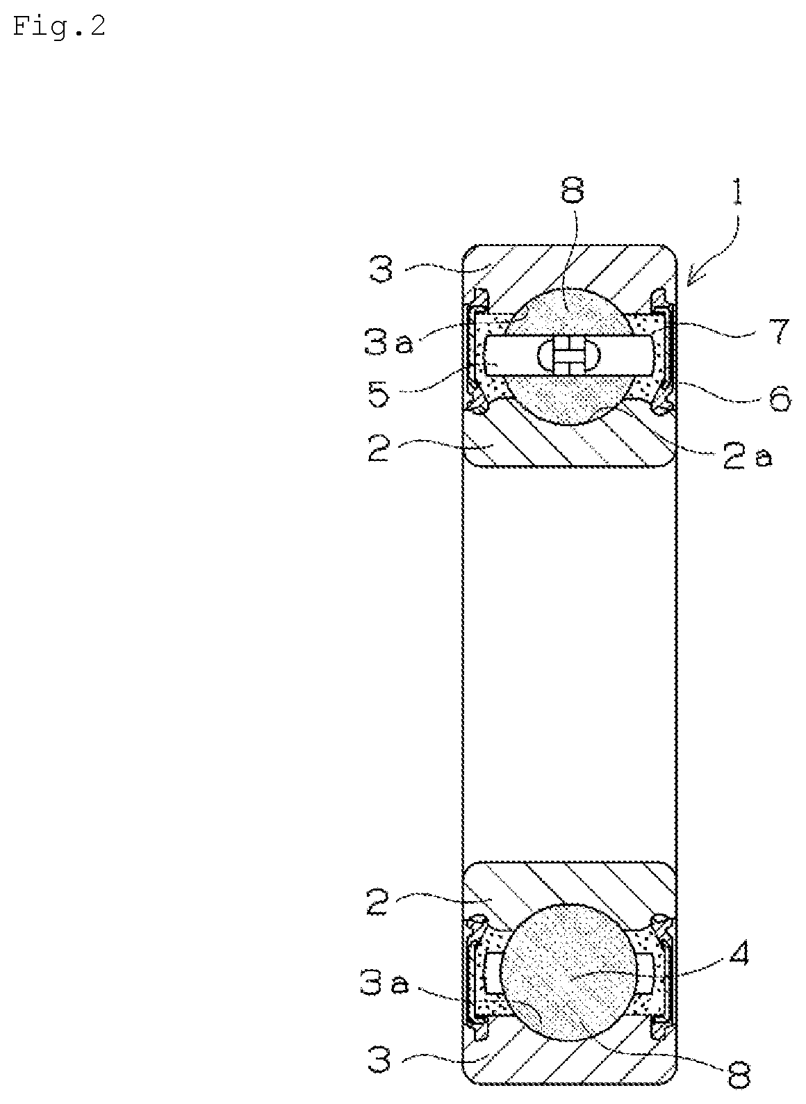 Rolling bearing and wind power generation rotor shaft support device