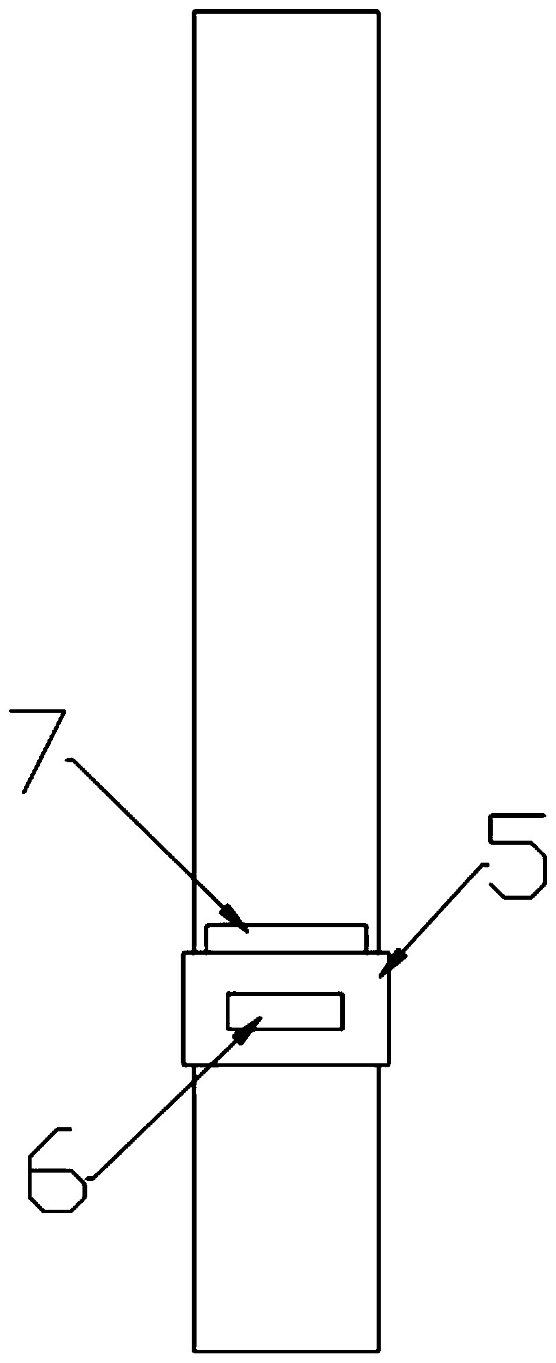 Novel central vein pressure measuring ruler