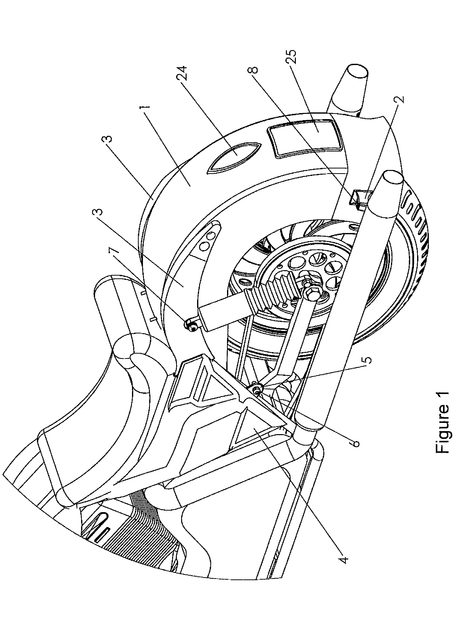 Touring motorcycle modification kit