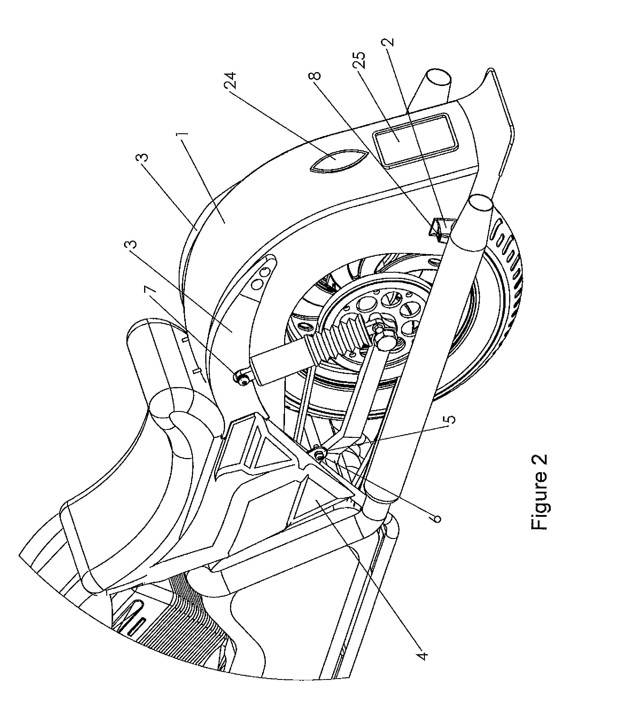 Touring motorcycle modification kit